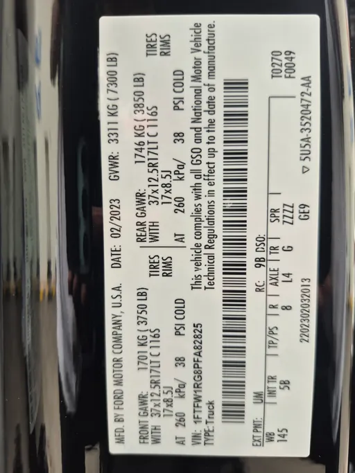 فورد F150 رابتر 2023 