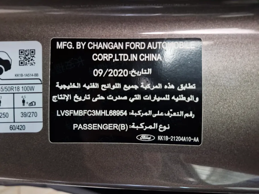 2021 Ford Taurus Ambiente 