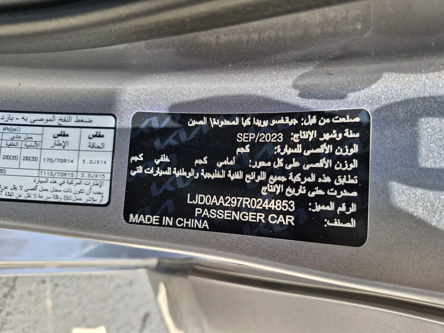 2024 Kia Pegas LX 