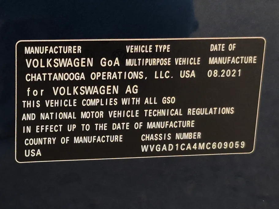 2021 Volkswagen Teramont  