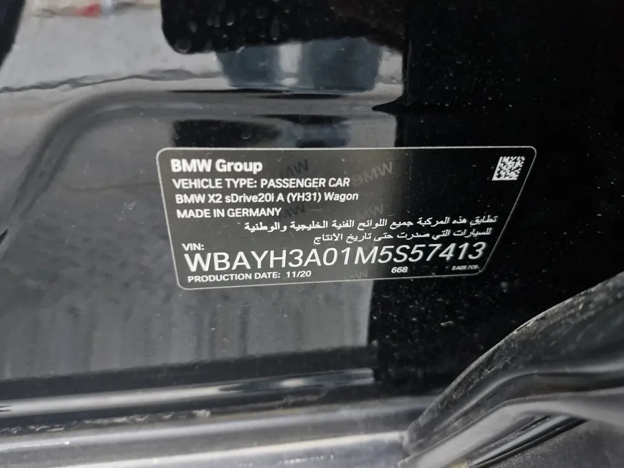 2021 BMW X Series 2 S Drive 20I 