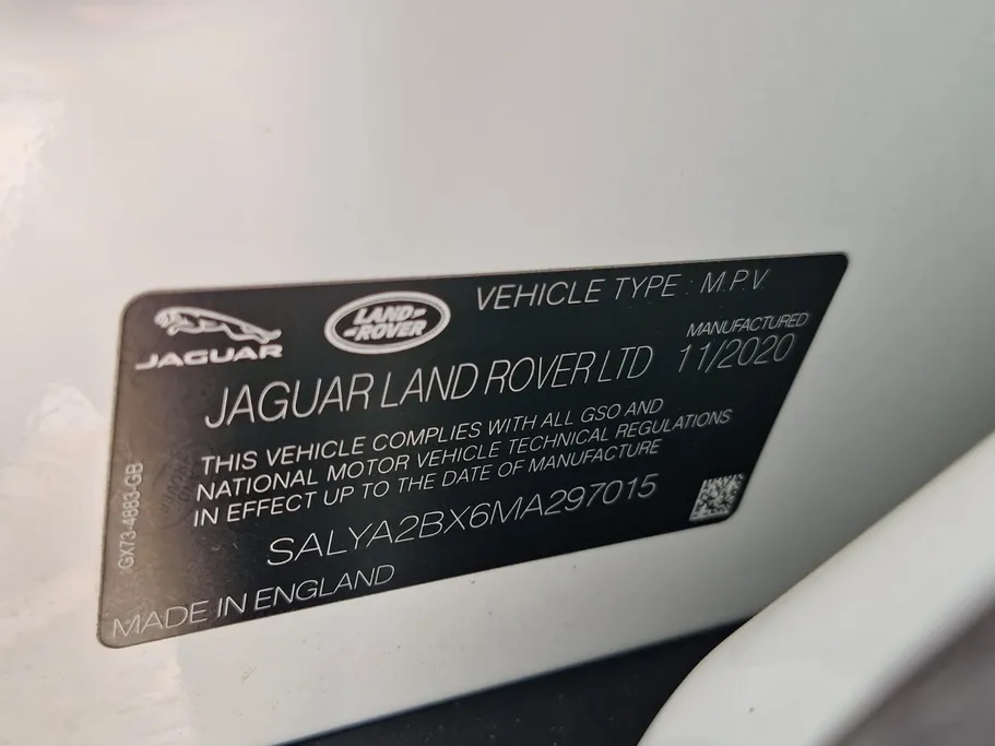 2021 Range Rover Range Rover Velar 
