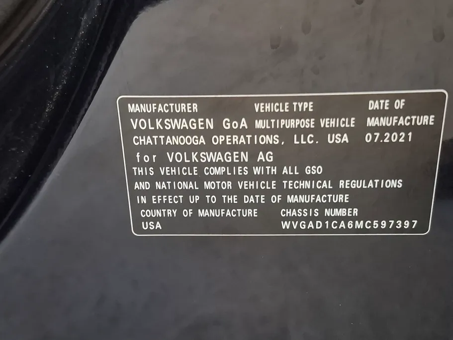 2021 Volkswagen Teramont  