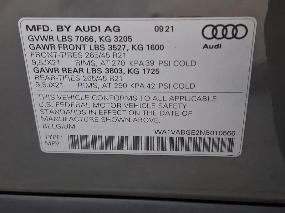 2022 Audi Q8 e-tron 55 