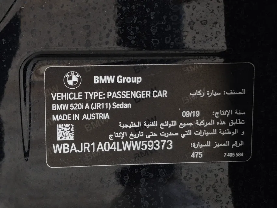 2020 BMW 5 Series 520i 