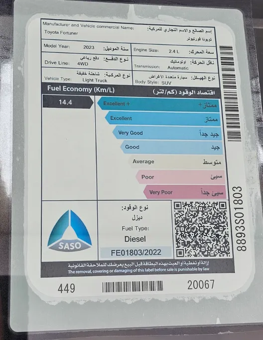 تويوتا فورتشنر GX 2023 