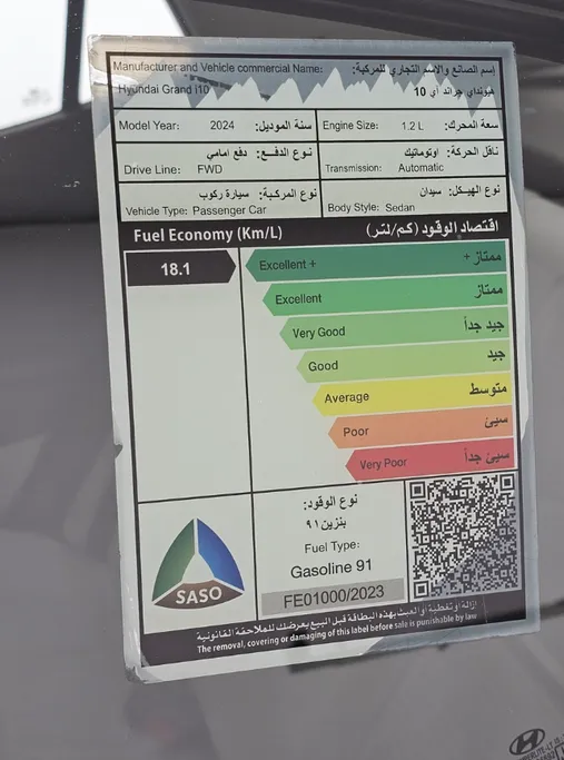 2024 Hyundai Grand i10 Fleet 