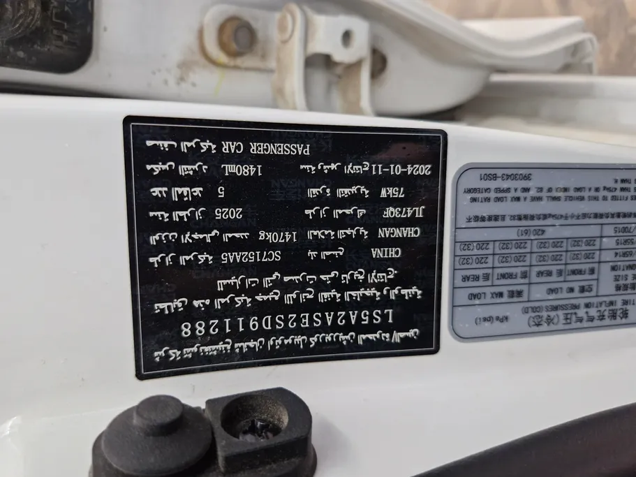2025 Changan Alsvin Full Option 