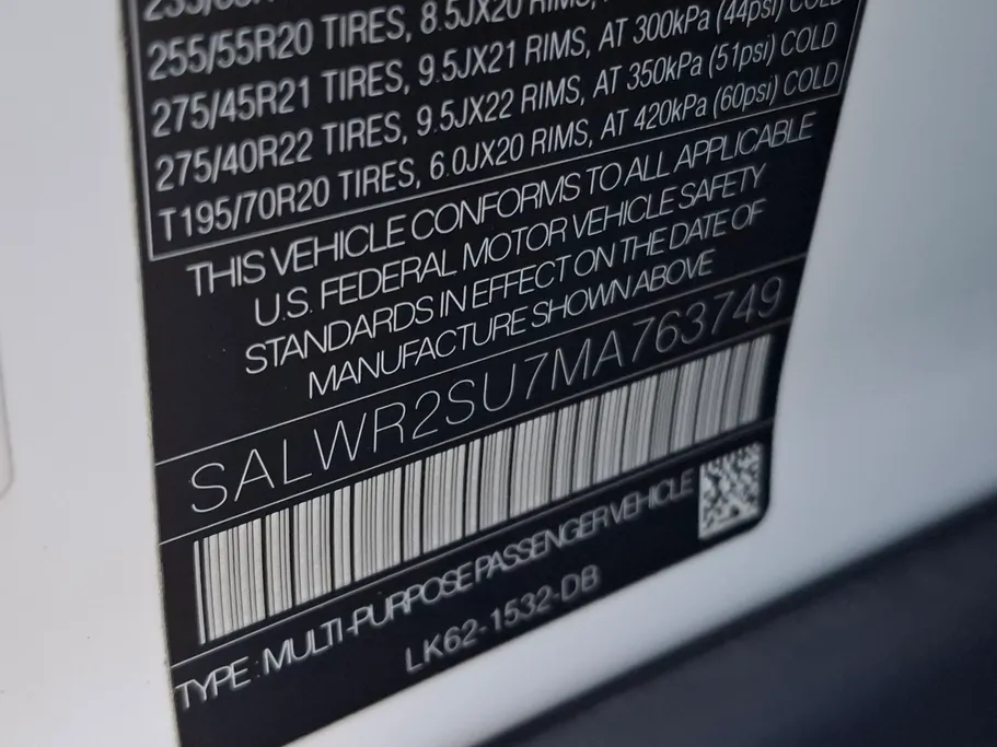 2021 Range Rover Range Rover Sport HSE 