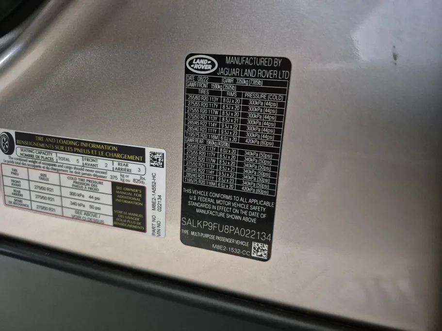 2023 Range Rover Range Rover  SE 