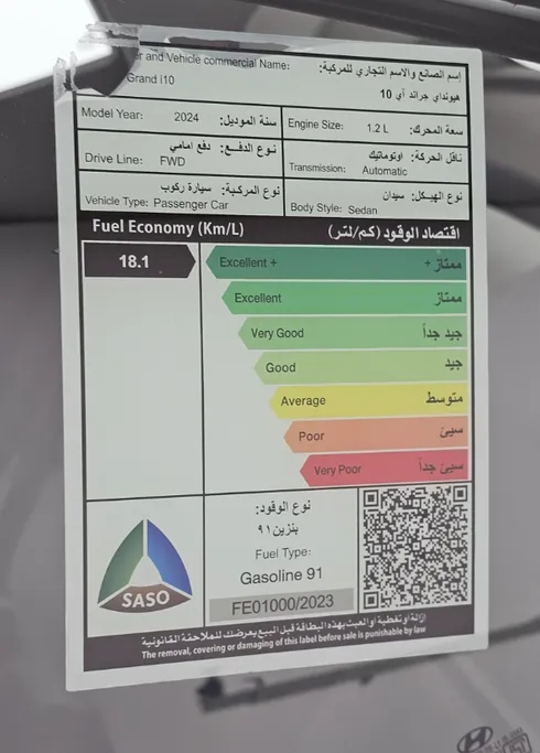 2024 Hyundai Grand i10 Fleet 