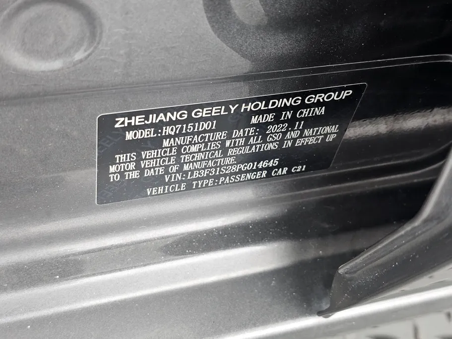 2023 Geely Emgrand GS 