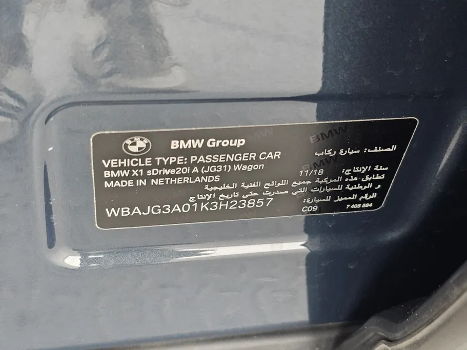2019 BMW X Series 1 S Drive 20 i