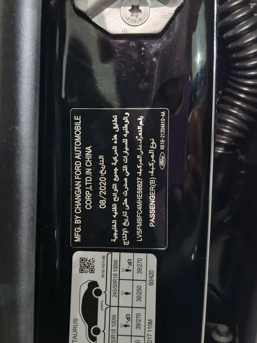 2021 Ford Taurus Ambiente 