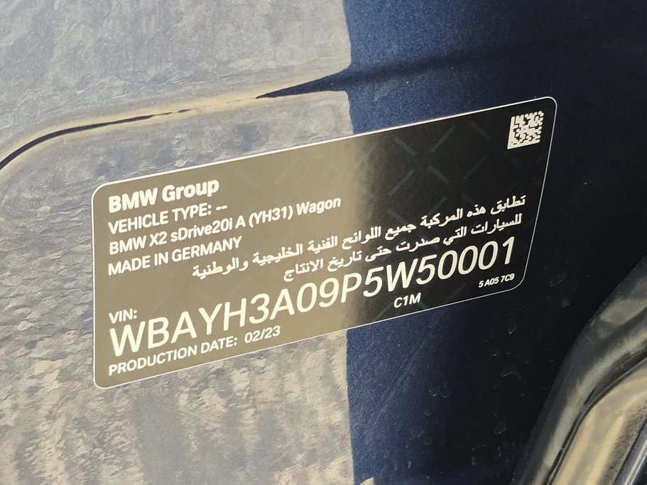 2023 BMW X Series X2 sDrive 20i 