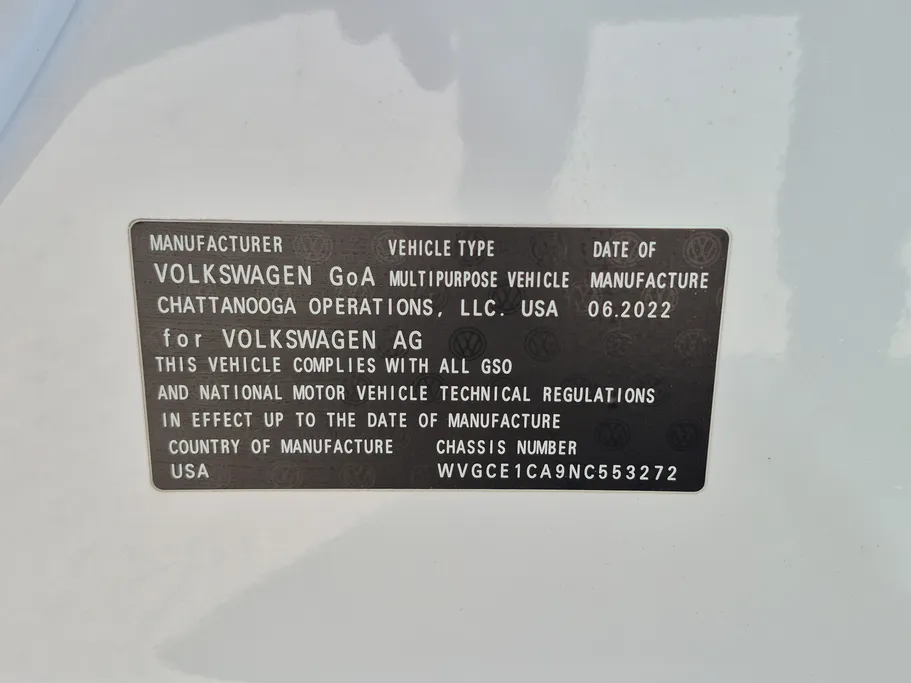 2022 Volkswagen Teramont  