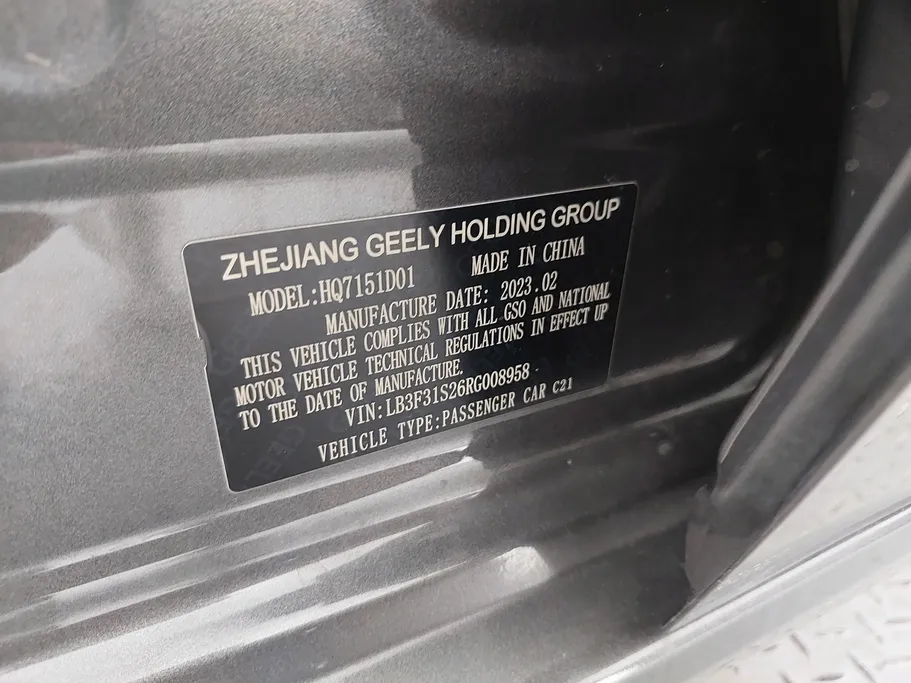 2024 جيلي Emgrand GS