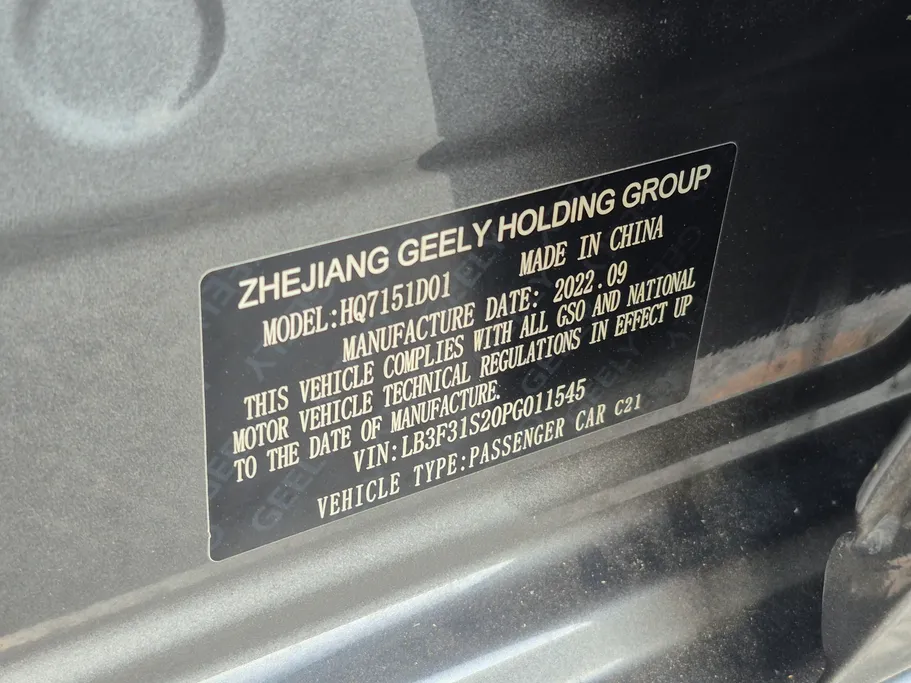 2023 Geely Emgrand GF 