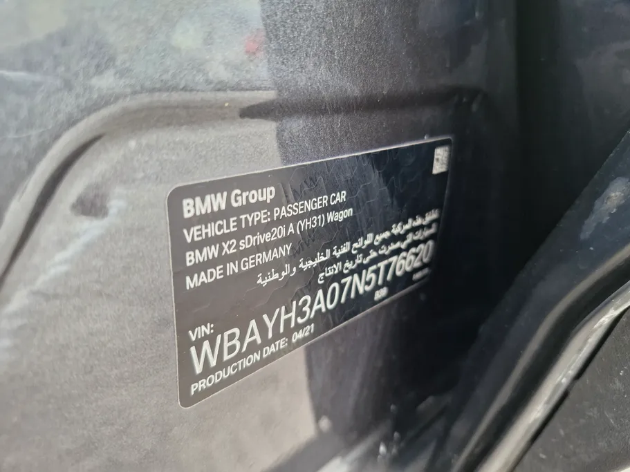 2022 BMW X Series X2 sDrive 20i 