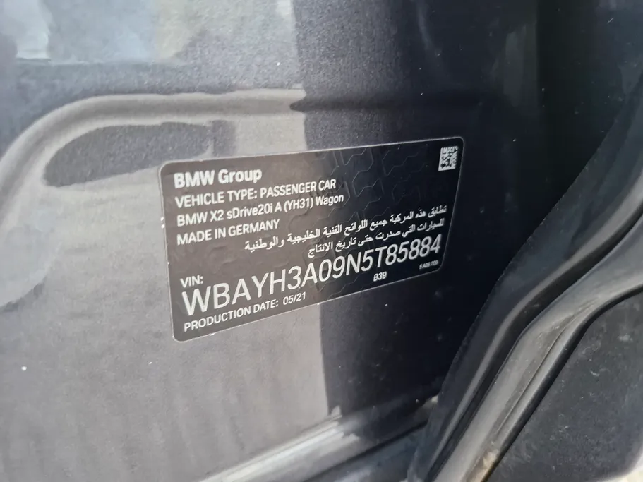 2022 BMW X Series X2 sDrive 20i 