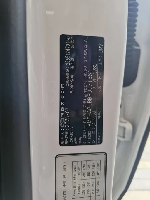 جينيسيس GV80 Prestige 2023 