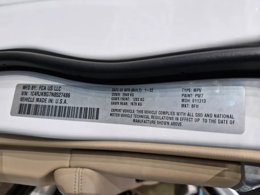 2022 Jeep Grand Cherokee ليمتد 