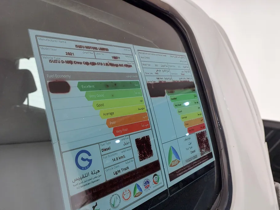 2021 Isuzu D-max Double Cab 