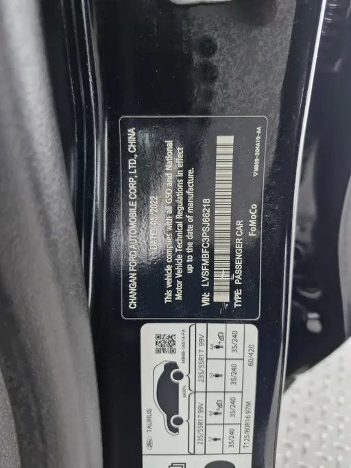 2023 Ford Taurus Ambiente New Shape 