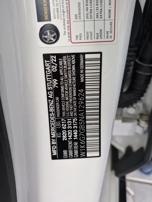 2022 Mercedes S Class 580 