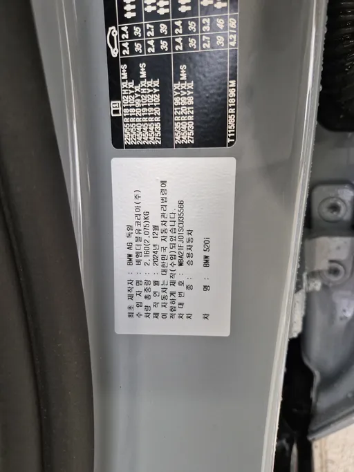 بي ام دبليو الفئة الخامسة 520i 2025 