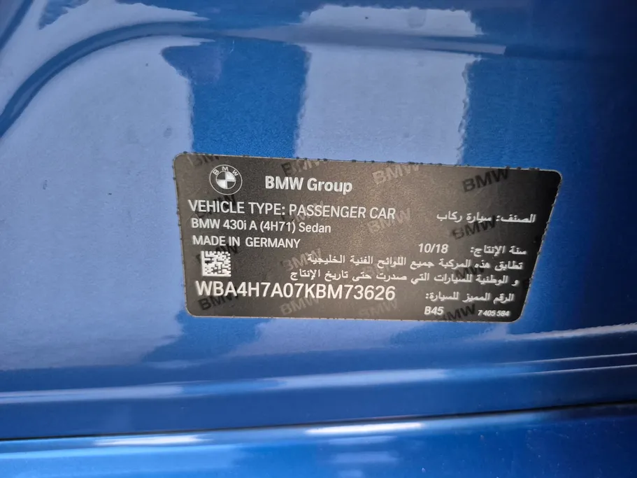 2019 BMW 4 Series 430i 
