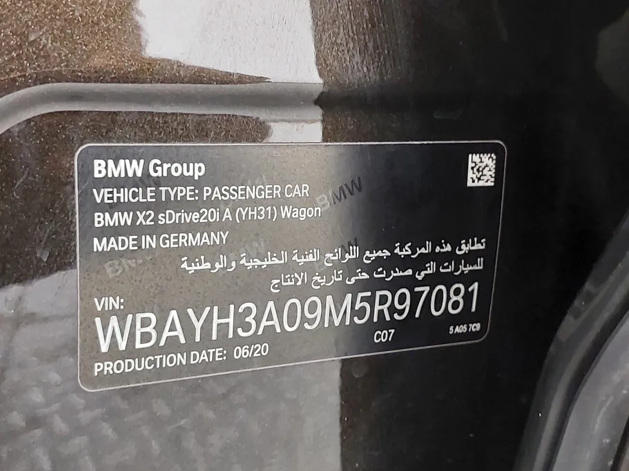 2021 BMW X Series 2 S Drive 20I 