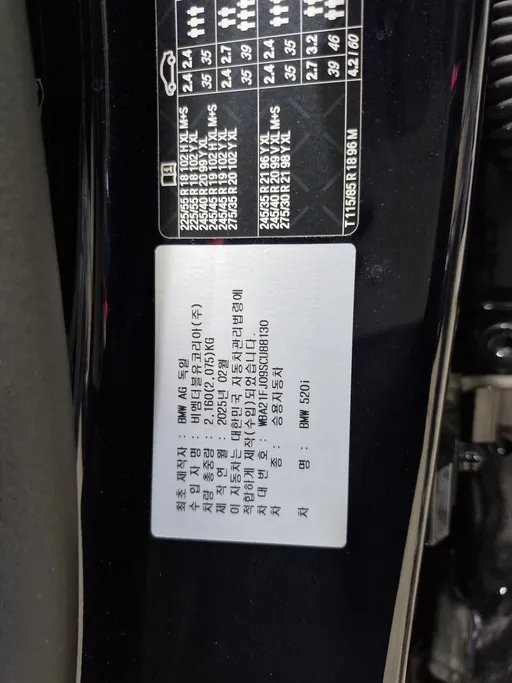 بي ام دبليو الفئة الخامسة 520i 2025 