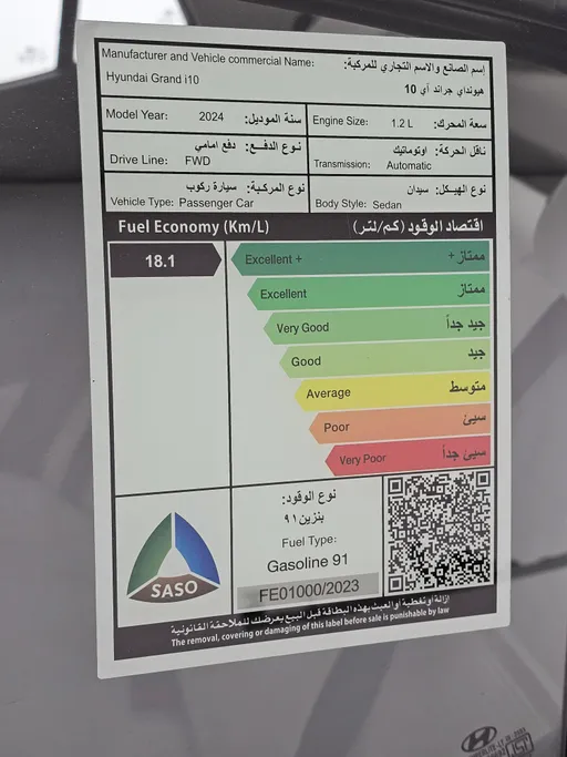 2024 Hyundai Grand i10 Fleet 