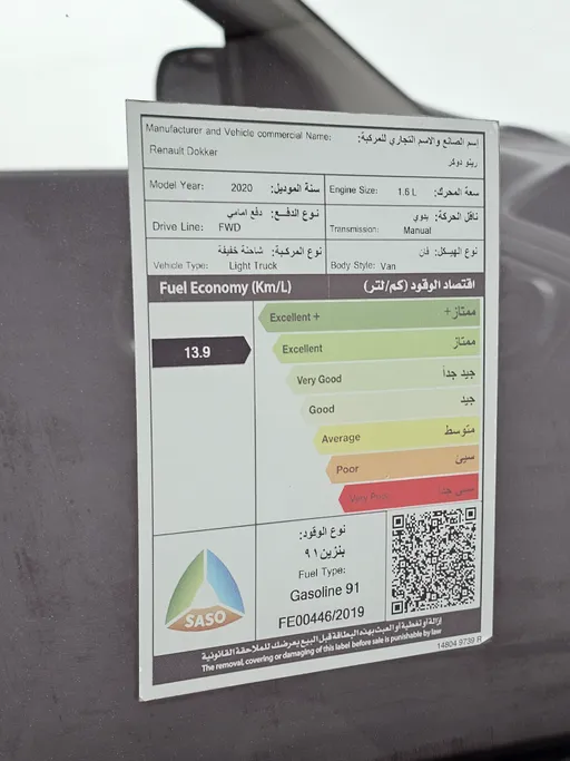 رينو دوكر Van بضاعة 2020 