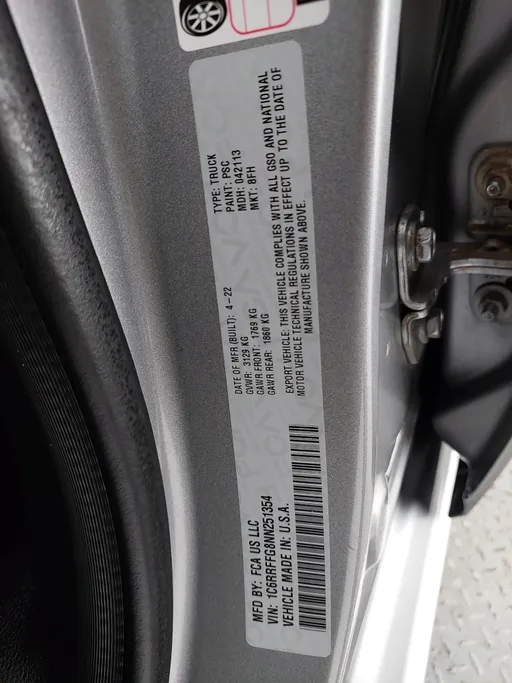 2022 Dodge Ram BIGHORN 1500 