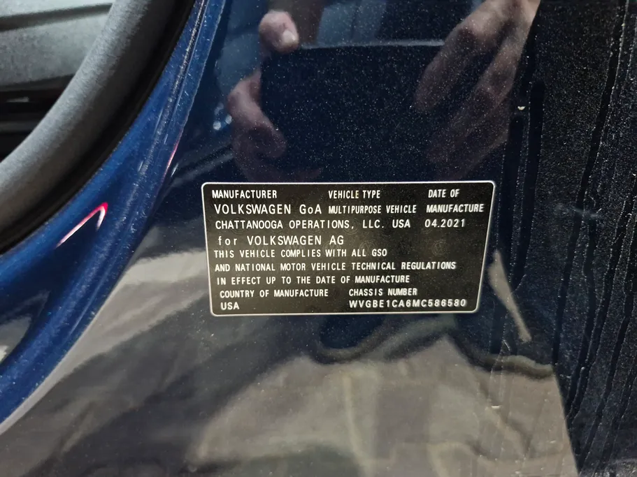 2021 Volkswagen Teramont Comfortline 