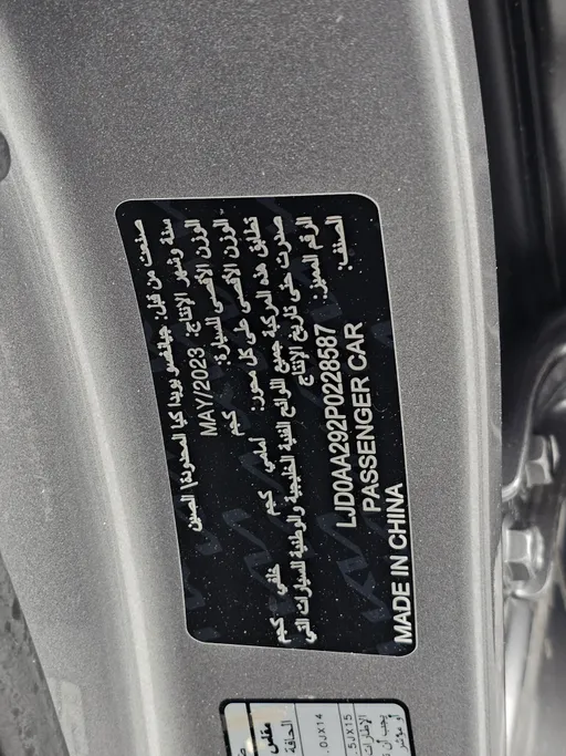 كيا بيجاس LX 2023 