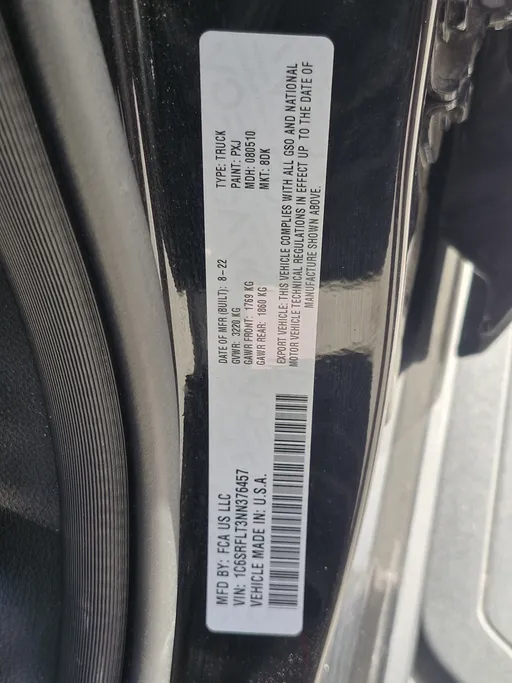 2022 Dodge Ram Rebel 