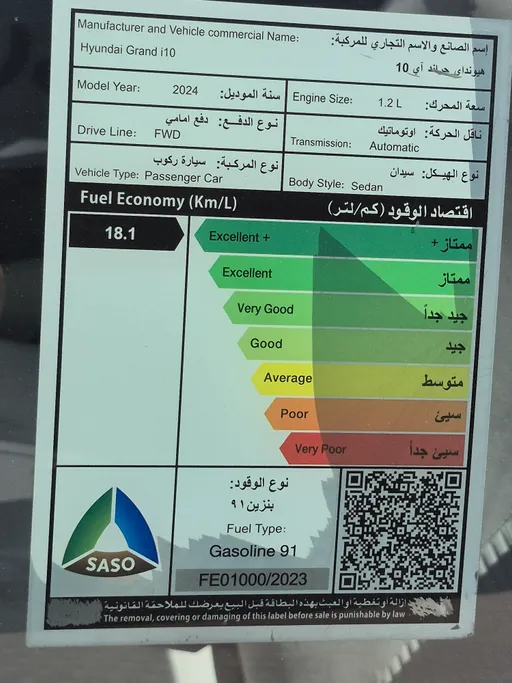 2024 Hyundai Grand i10 Fleet 