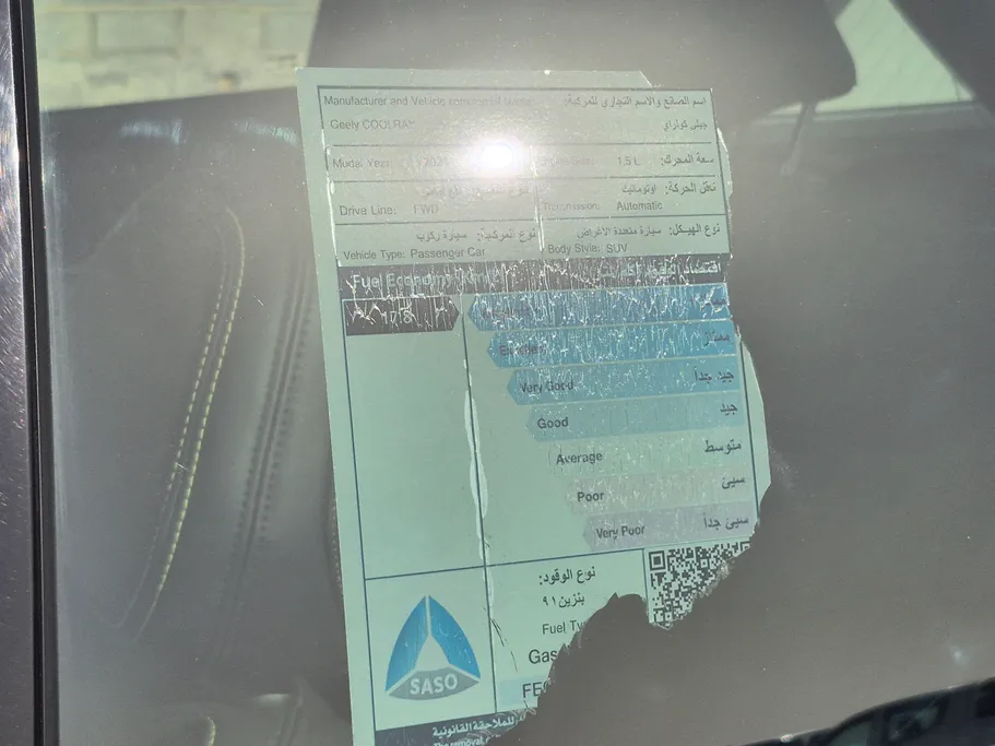 جيلي كول راي Basic GS 2024 