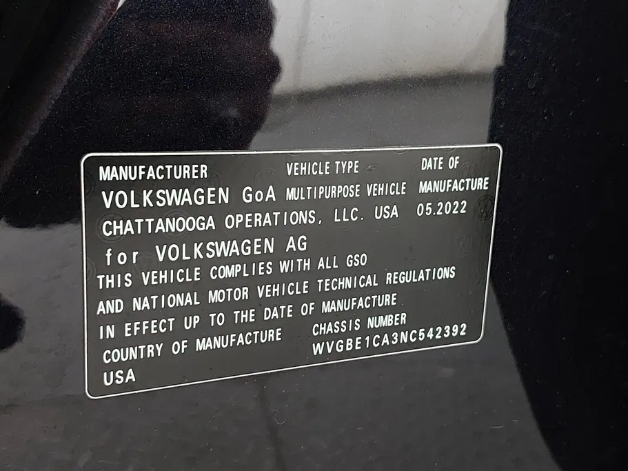 2022 Volkswagen Teramont Comfortline 