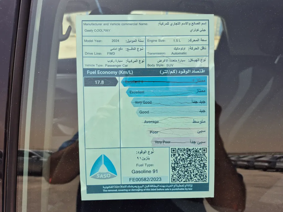 جيلي كول راي Basic GS 2024 