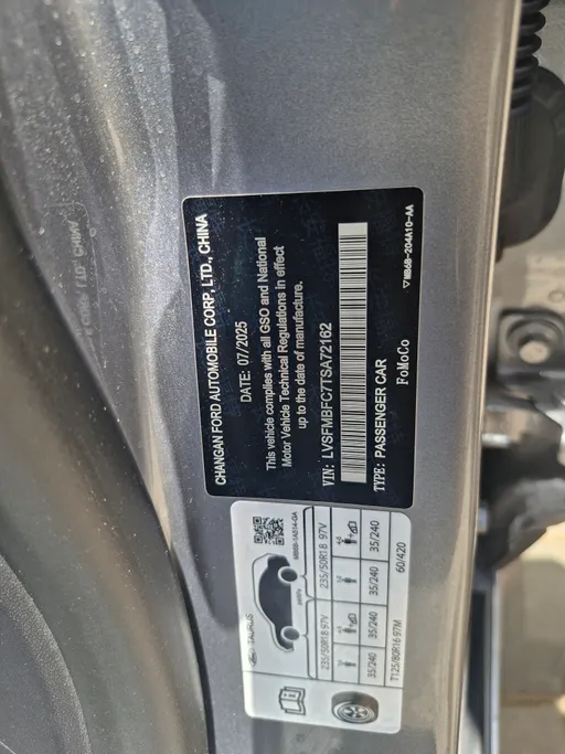 2026 Ford Taurus Ambiente 
