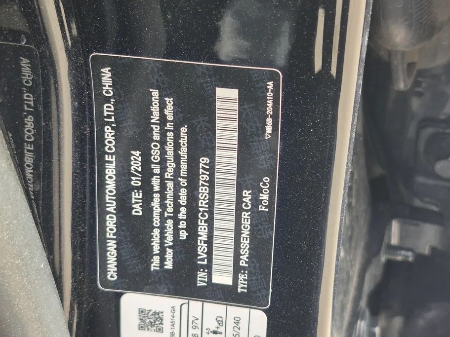 2024 Ford Taurus Ambiente New Shape 