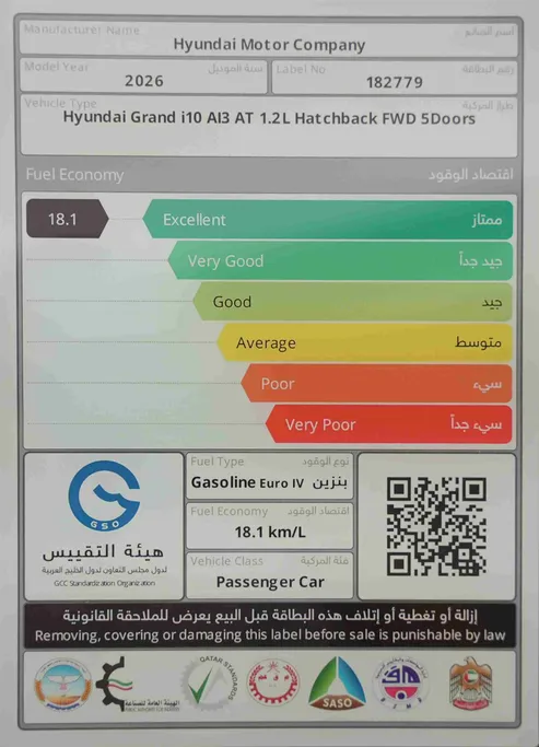 2026 Hyundai Grand i10 Fleet 