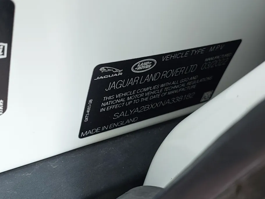 2022 Land Rover Range Rover Velar 