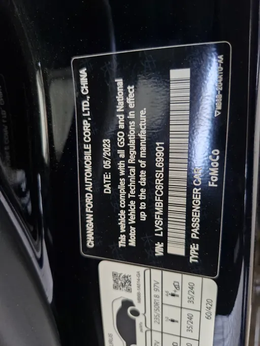 2024 Ford Taurus Ambiente 