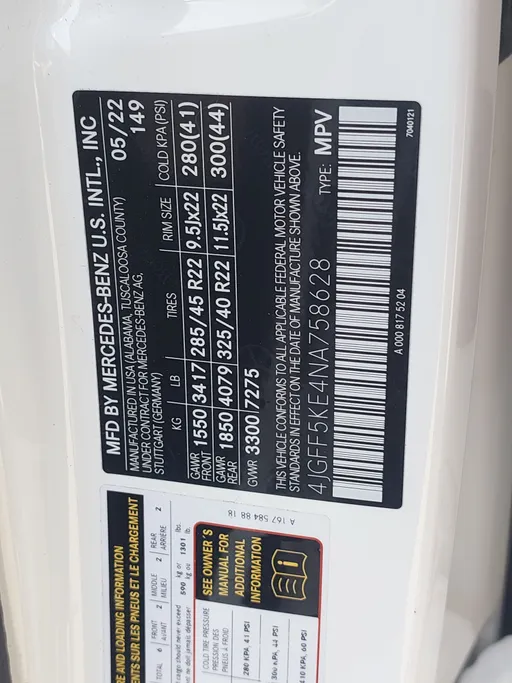 2022 Mercedes GLS 450 4Matic 