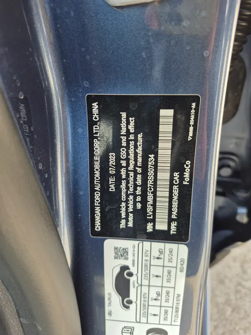 2024 Ford Taurus Ambiente 